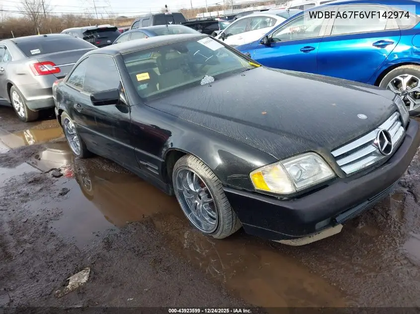 WDBFA67F6VF142974 1997 Mercedes-Benz Sl 500