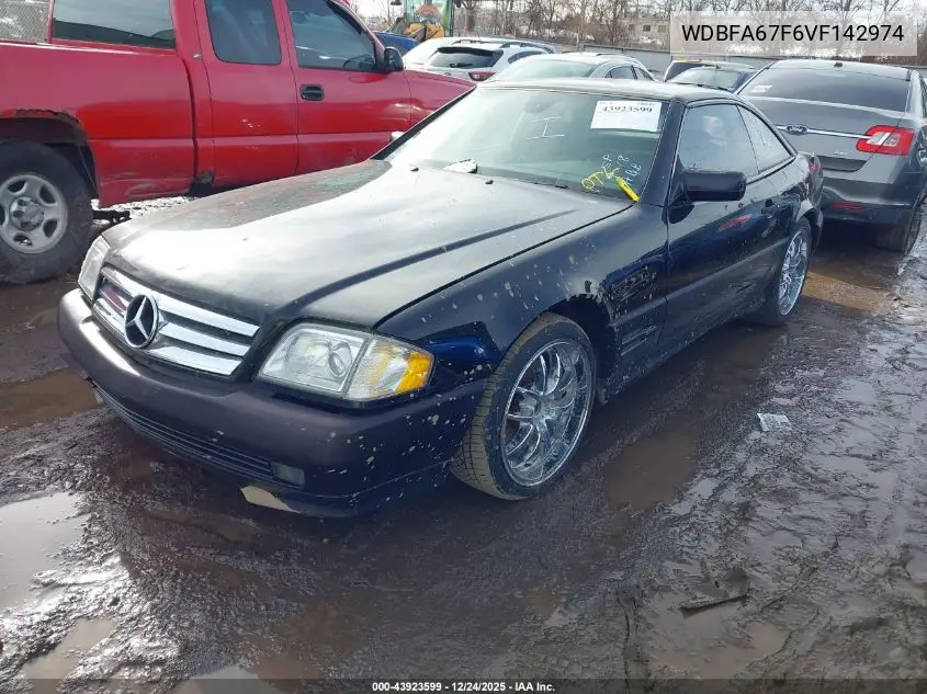 WDBFA67F6VF142974 1997 Mercedes-Benz Sl 500