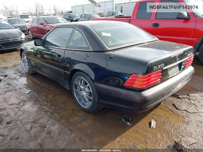 WDBFA67F6VF142974 1997 Mercedes-Benz Sl 500