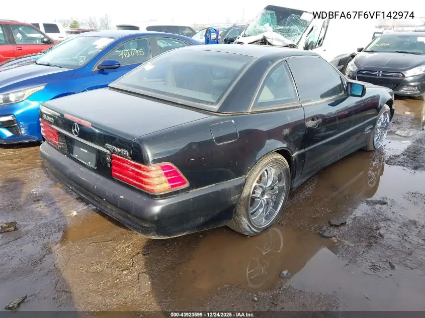 WDBFA67F6VF142974 1997 Mercedes-Benz Sl 500