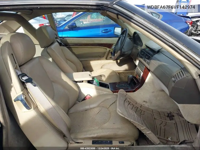 WDBFA67F6VF142974 1997 Mercedes-Benz Sl 500