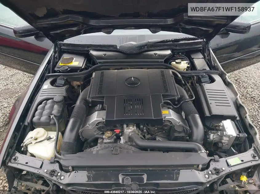 WDBFA67F1WF158937 1998 Mercedes-Benz Sl 500