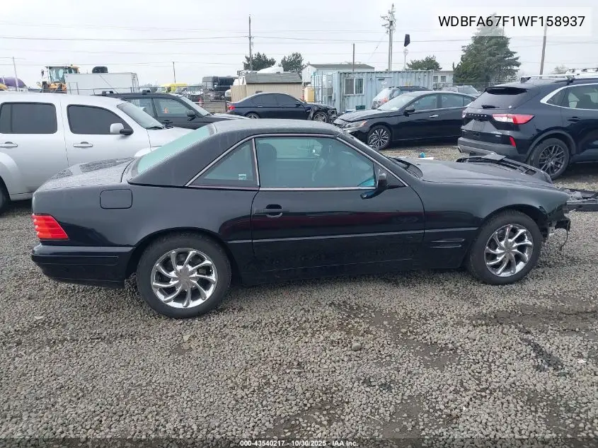 WDBFA67F1WF158937 1998 Mercedes-Benz Sl 500