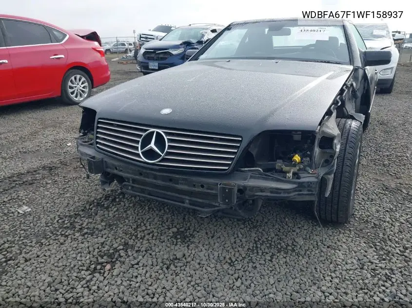 WDBFA67F1WF158937 1998 Mercedes-Benz Sl 500
