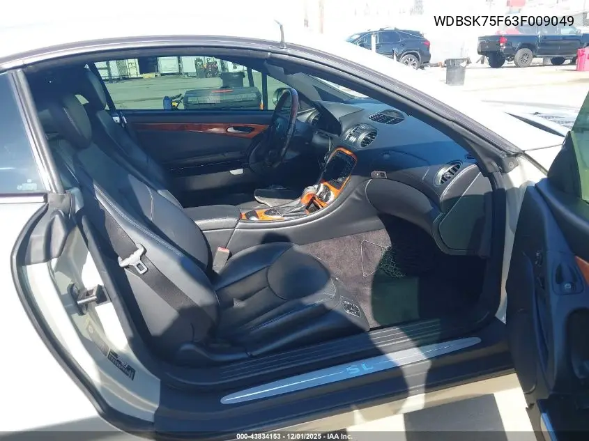 WDBSK75F63F009049 2003 Mercedes-Benz Sl 500