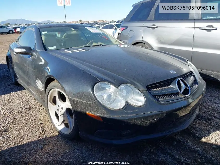 WDBSK75F05F096014 2005 Mercedes-Benz Sl 500