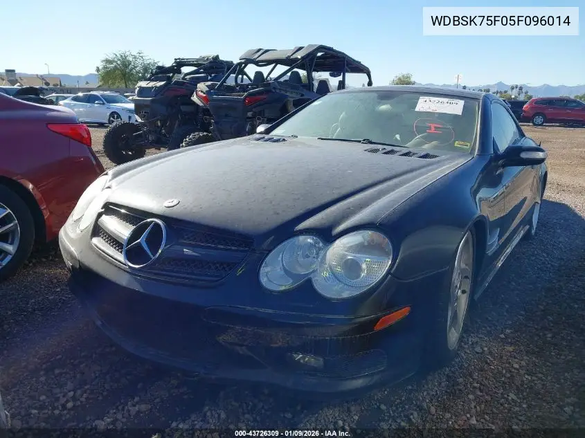 WDBSK75F05F096014 2005 Mercedes-Benz Sl 500