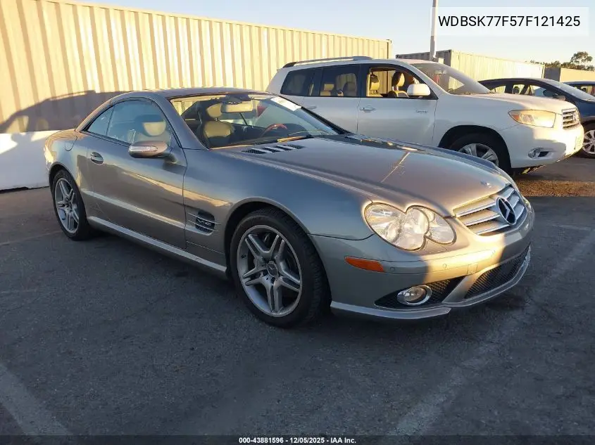WDBSK77F57F121425 2007 Mercedes-Benz Sl 600