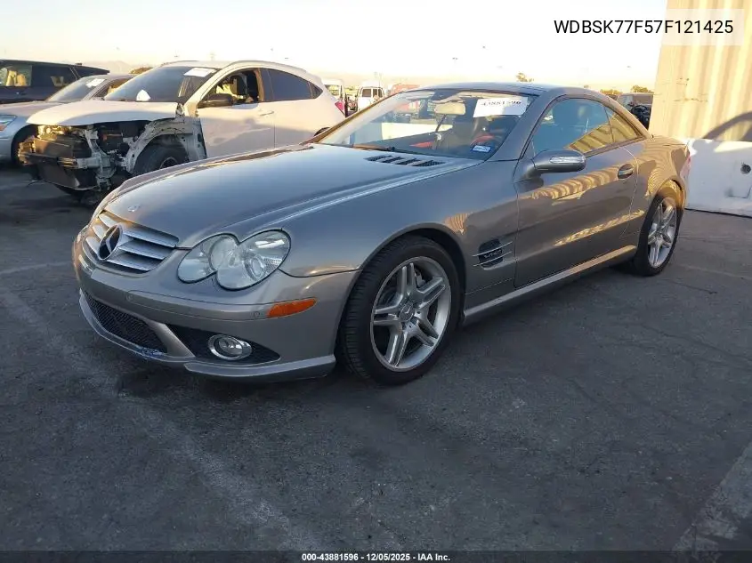 WDBSK77F57F121425 2007 Mercedes-Benz Sl 600