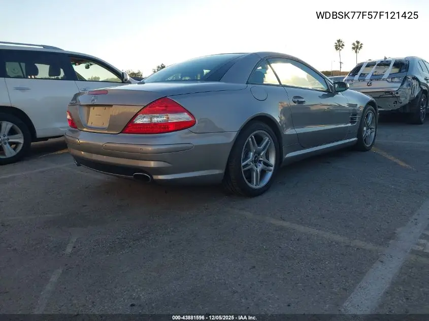 WDBSK77F57F121425 2007 Mercedes-Benz Sl 600