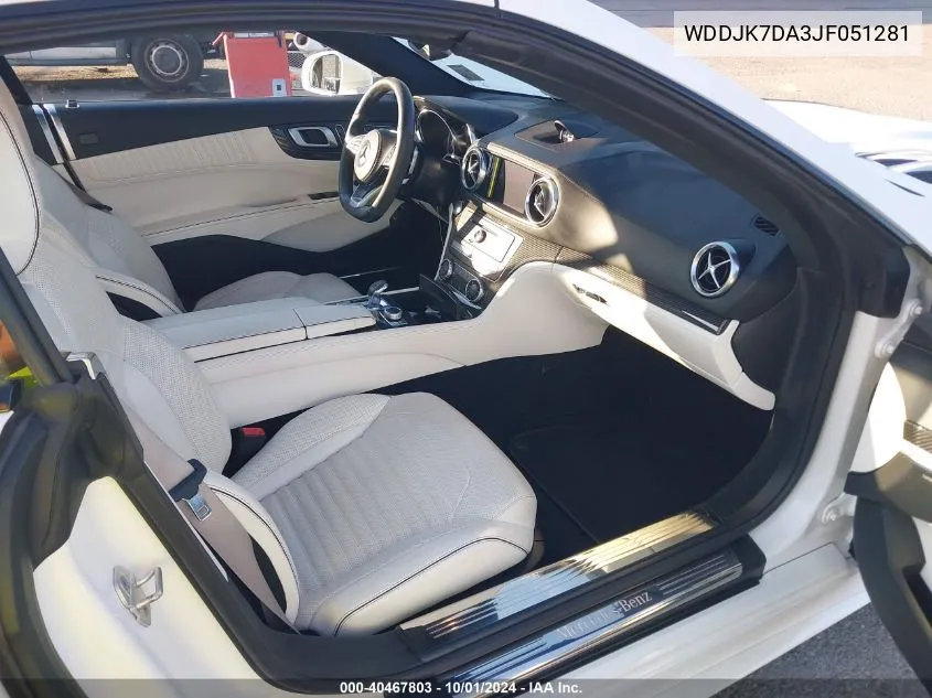 WDDJK7DA3JF051281 2018 Mercedes-Benz Sl 550