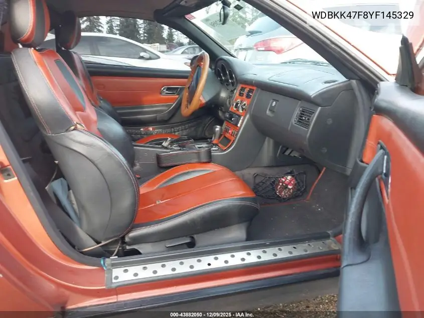 WDBKK47F8YF145329 2000 Mercedes-Benz Slk 230 Kompressor
