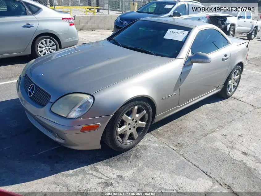 WDBKK49F04F306795 2004 Mercedes-Benz Slk 230 Kompressor