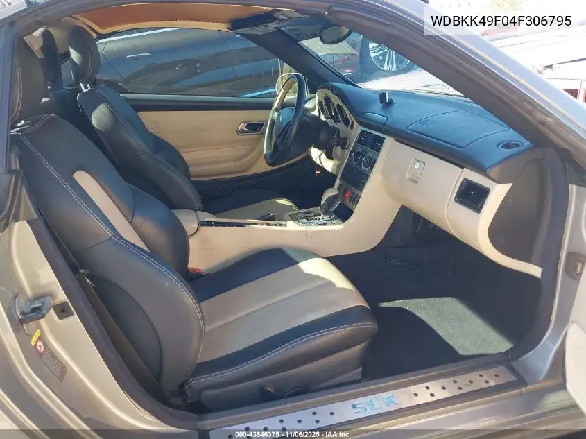 WDBKK49F04F306795 2004 Mercedes-Benz Slk 230 Kompressor
