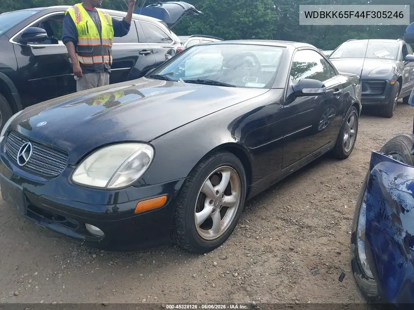 2004 Mercedes-Benz Slk 320 VIN: WDBKK65F44F305246 Lot: 45328126