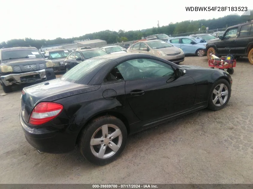 WDBWK54F28F183523 2008 Mercedes-Benz Slk 280