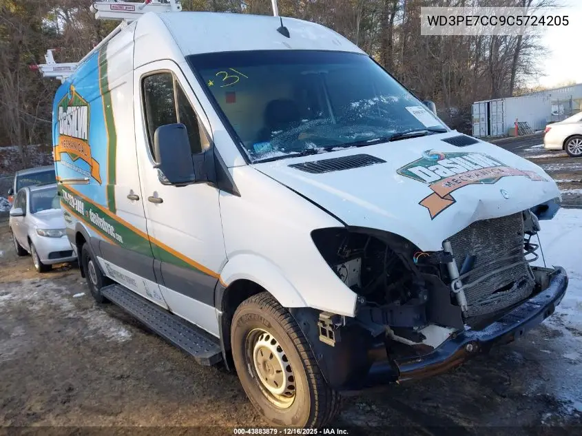 WD3PE7CC9C5724205 2012 Mercedes-Benz Sprinter 2500 Normal Roof