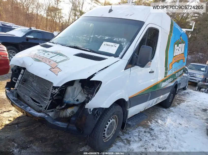 WD3PE7CC9C5724205 2012 Mercedes-Benz Sprinter 2500 Normal Roof