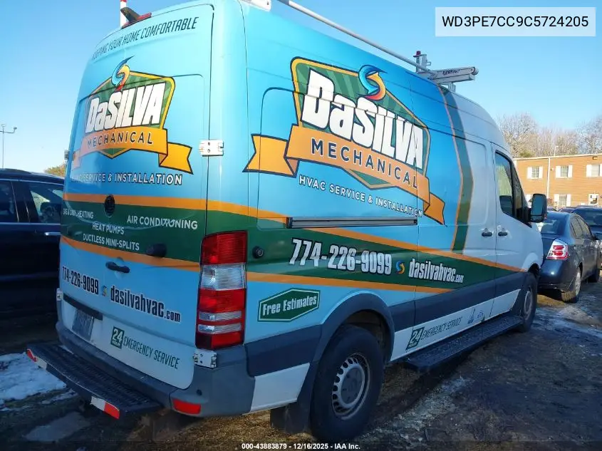 WD3PE7CC9C5724205 2012 Mercedes-Benz Sprinter 2500 Normal Roof