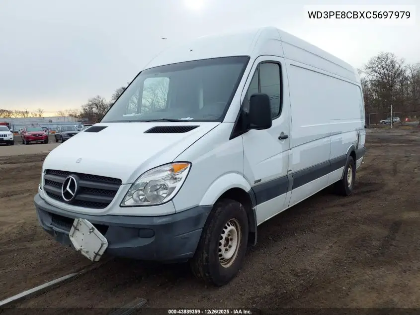 WD3PE8CBXC5697979 2012 Mercedes-Benz Sprinter 2500 High Roof