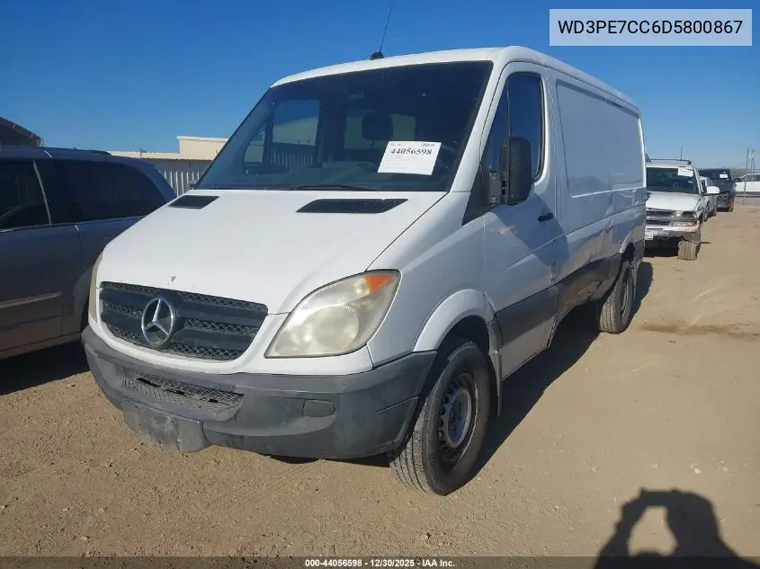 WD3PE7CC6D5800867 2013 Mercedes-Benz Sprinter 2500 Normal Roof
