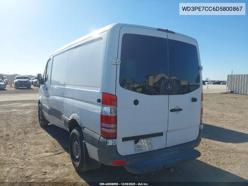 WD3PE7CC6D5800867 2013 Mercedes-Benz Sprinter 2500 Normal Roof
