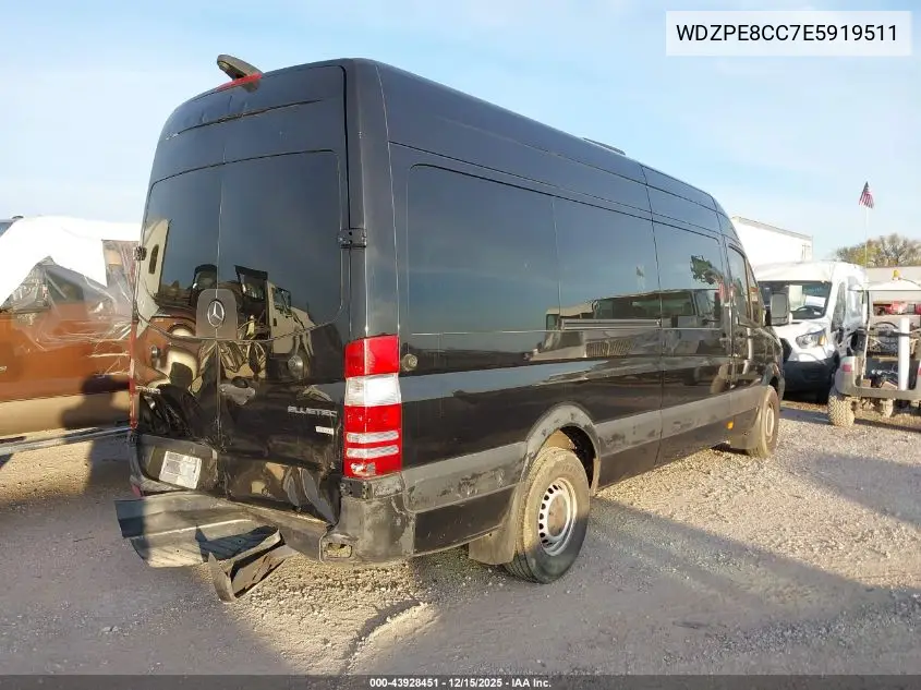 WDZPE8CC7E5919511 2014 Mercedes-Benz Sprinter 2500 High Roof