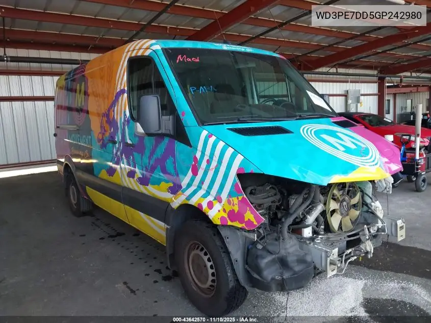 WD3PE7DD5GP242980 2016 Mercedes-Benz Sprinter 2500 Normal Roof