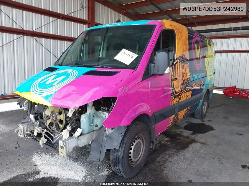WD3PE7DD5GP242980 2016 Mercedes-Benz Sprinter 2500 Normal Roof