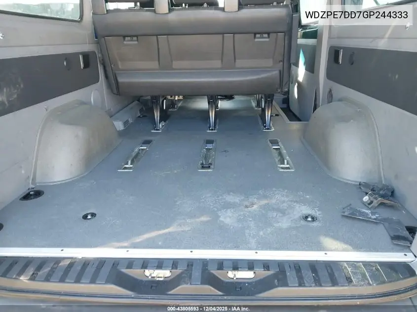 WDZPE7DD7GP244333 2016 Mercedes-Benz Sprinter 2500 Normal Roof