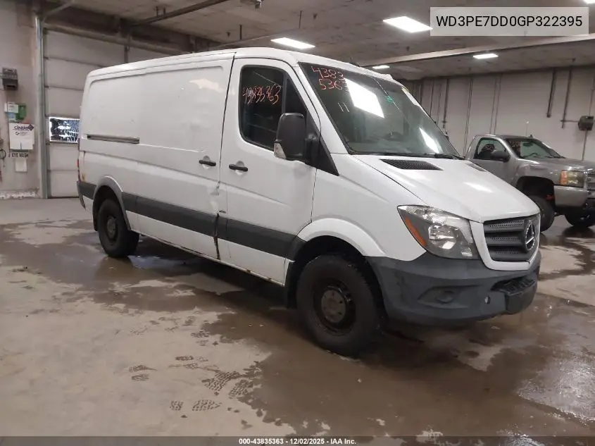 WD3PE7DD0GP322395 2016 Mercedes-Benz Sprinter 2500 Normal Roof