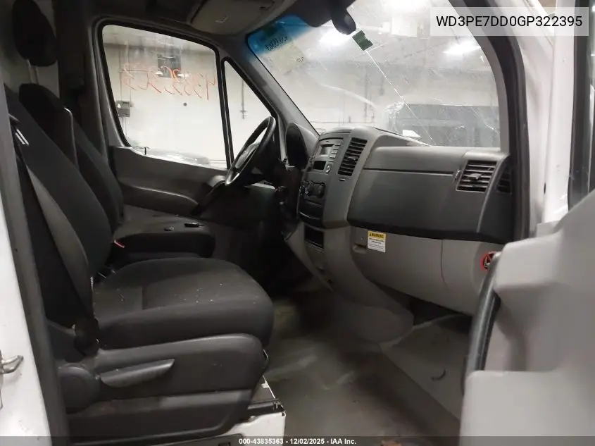 WD3PE7DD0GP322395 2016 Mercedes-Benz Sprinter 2500 Normal Roof