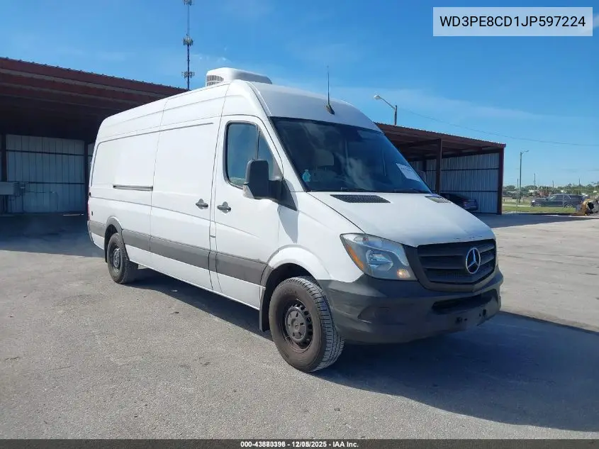 WD3PE8CD1JP597224 2018 Mercedes-Benz Sprinter 2500 High Roof V6