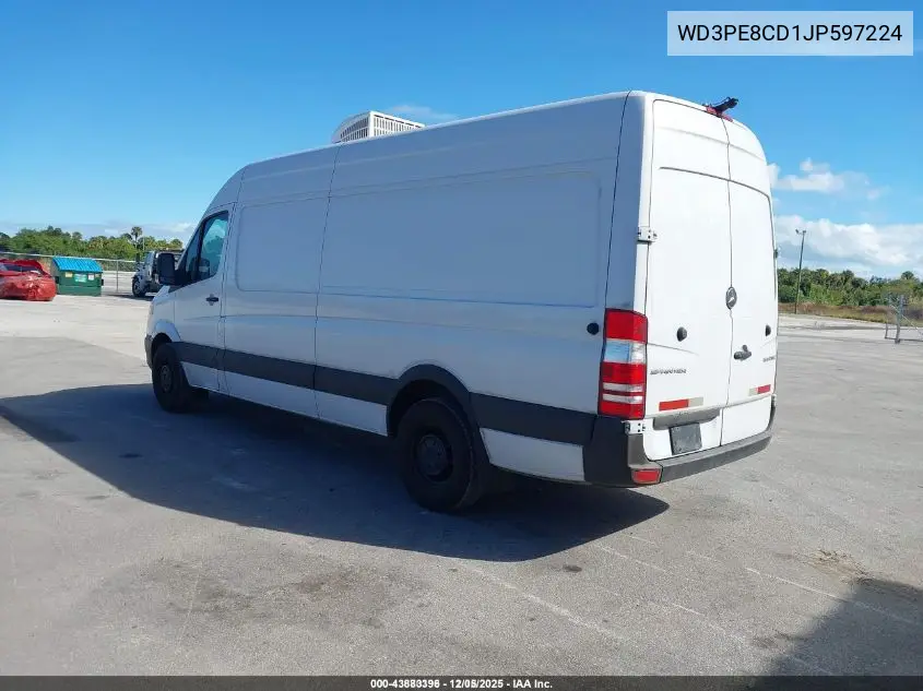 WD3PE8CD1JP597224 2018 Mercedes-Benz Sprinter 2500 High Roof V6