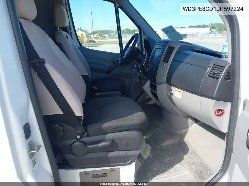 WD3PE8CD1JP597224 2018 Mercedes-Benz Sprinter 2500 High Roof V6