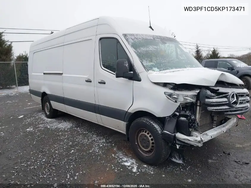 WD3PF1CD5KP173471 2019 Mercedes-Benz Sprinter 2500 High Roof V6