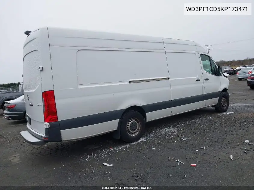 WD3PF1CD5KP173471 2019 Mercedes-Benz Sprinter 2500 High Roof V6