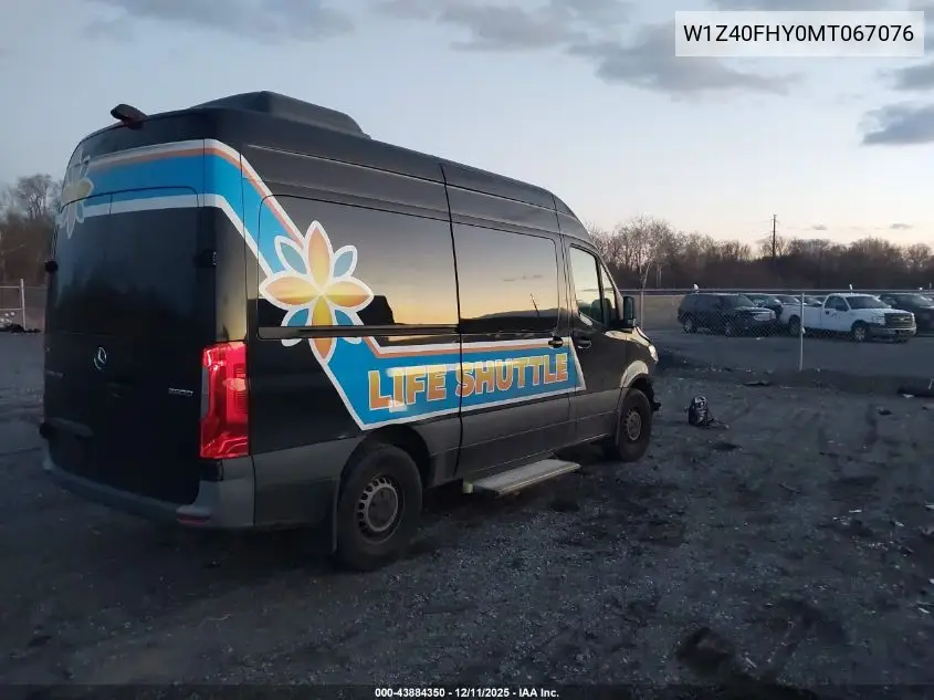 W1Z40FHY0MT067076 2021 Mercedes-Benz Sprinter 2500 Standard Roof I4