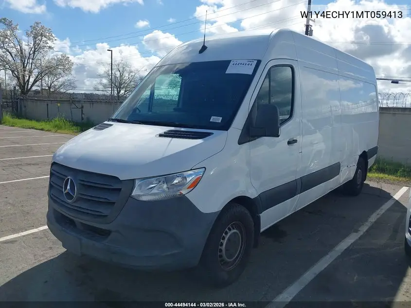 W1Y4ECHY1MT059413 2021 Mercedes-Benz Sprinter 2500 High Roof V6