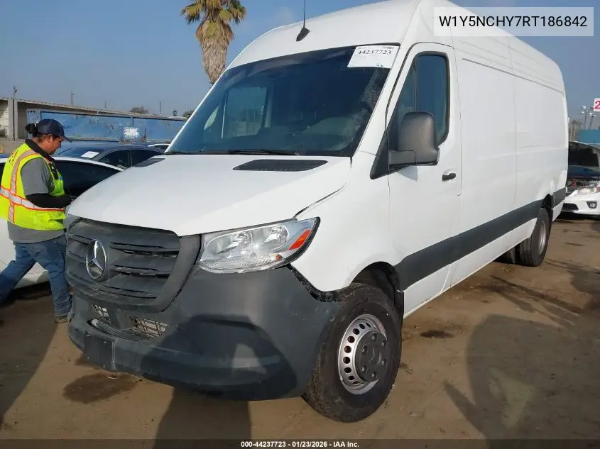 W1Y5NCHY7RT186842 2024 Mercedes-Benz Sprinter 3500 High Roof 4-Cyl Diesel Ho