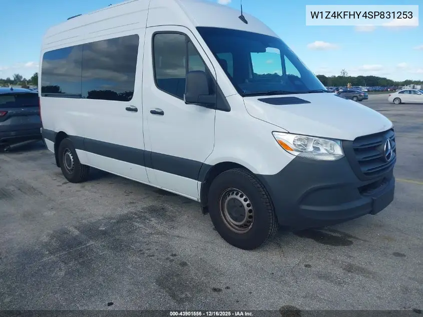 W1Z4KFHY4SP831253 2025 Mercedes-Benz Sprinter 2500 Standard Roof 4-Cyl Diesel