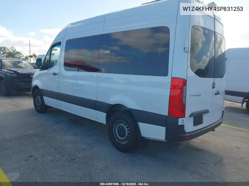 W1Z4KFHY4SP831253 2025 Mercedes-Benz Sprinter 2500 Standard Roof 4-Cyl Diesel