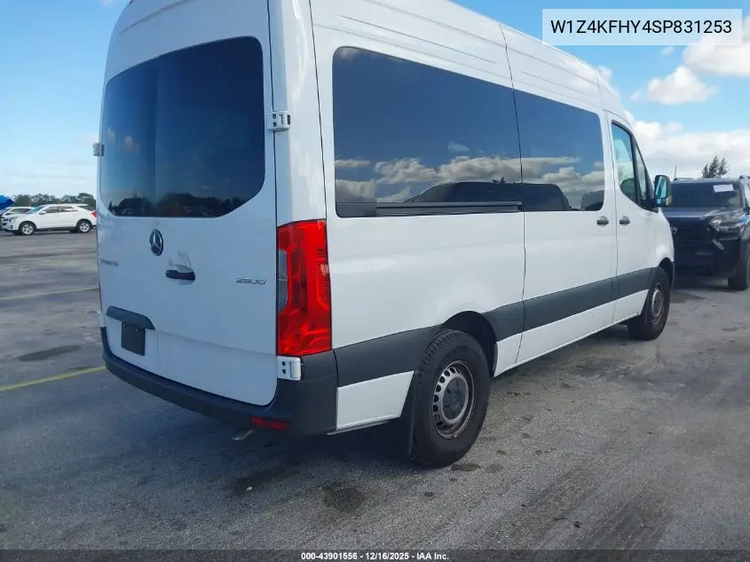 W1Z4KFHY4SP831253 2025 Mercedes-Benz Sprinter 2500 Standard Roof 4-Cyl Diesel