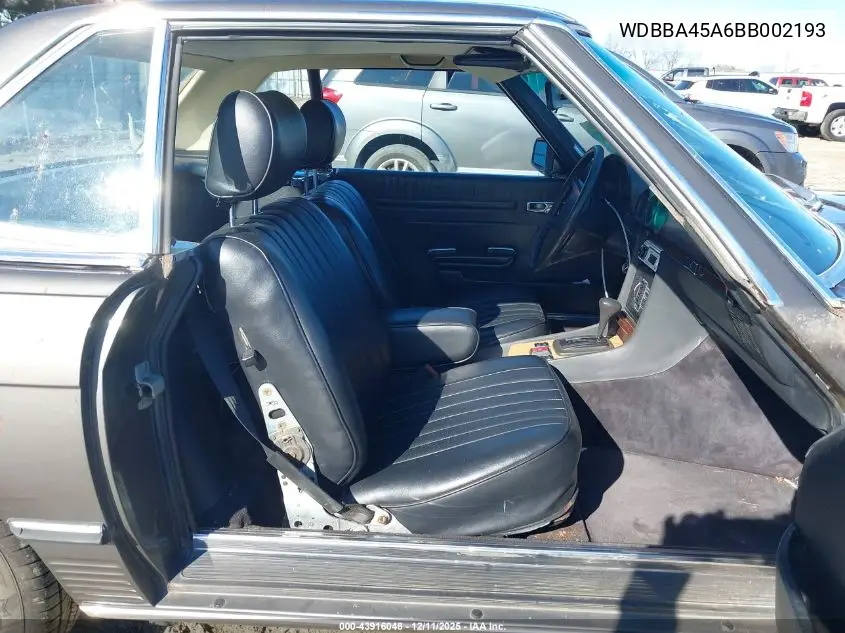 WDBBA45A6BB002193 1981 Mercedes-Benz 380 Sl