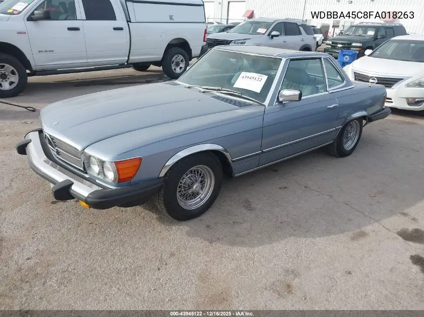 WDBBA45C8FA018263 1985 Mercedes-Benz 380 Sl