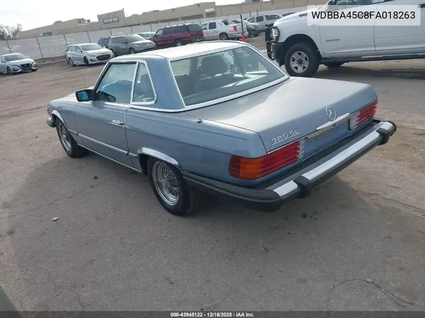 WDBBA45C8FA018263 1985 Mercedes-Benz 380 Sl