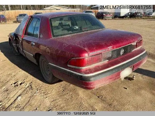 2MELM75W8RX681755 1994 Mercury Grand Marquis Ls
