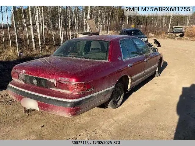 2MELM75W8RX681755 1994 Mercury Grand Marquis Ls