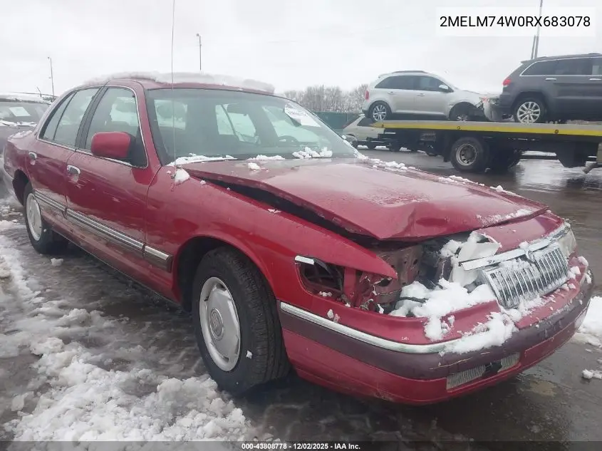 2MELM74W0RX683078 1994 Mercury Grand Marquis Gs