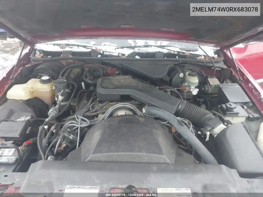2MELM74W0RX683078 1994 Mercury Grand Marquis Gs